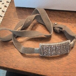 Noonday Gray Suede Wrap Bracelet